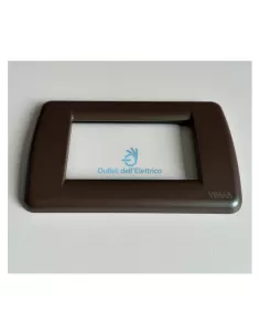 Vimar 16753.29 3-Module Metal Plate, Petrol-Colored